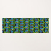 Tapis De Yoga 105 - Mat de yoga papillon morpho (Dos (Horizontal))