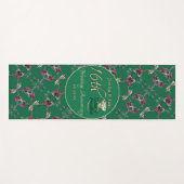 Tapis De Yoga 16e anniversaire du Mariage Bougies et fleur de St (Devant (Horizontal))
