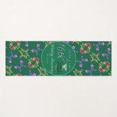 Tapis De Yoga 16e anniversaire Mariage cire & péridot  (Devant (Horizontal))