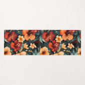 Tapis De Yoga #18 Motif floral (Devant (Horizontal))