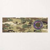 Tapis De Yoga 1re division d'infanterie "Big Red One"  (Devant (Horizontal))
