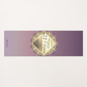 Tapis De Yoga 21st Wedding Anniversary Brass Yoga Mat (Dos (Horizontal))