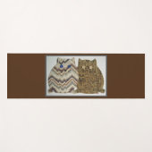 Tapis De Yoga 2 Fat Cats #1 (Devant (Horizontal))