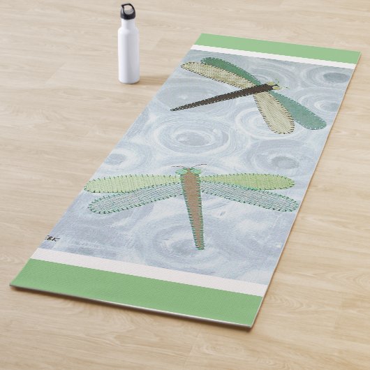 Tapis De Yoga 2 libellules #1 (En situation)