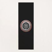 Tapis De Yoga [310] Vegvisir - Viking Silver Magic Runic Compass (Devant)