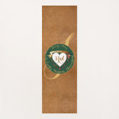 Tapis De Yoga 3e anniversaire du Mariage Image en cuir (Devant)