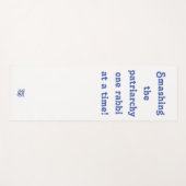 Tapis De Yoga 50 ans de RabbisYoga Mat (Devant (Horizontal))