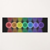 Tapis De Yoga 7 chakras yoga mat (Devant (Horizontal))