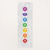 Tapis De Yoga 7 Chakras Yoga Mat - 01pwb (Devant)