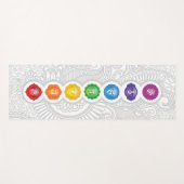 Tapis De Yoga 7 Chakras Yoga Mat - 01pwb (Devant (Horizontal))