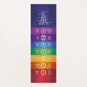 Tapis De Yoga 7 Chakras Yoga Mat - 43C (Devant)