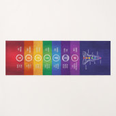 Tapis De Yoga 7 Chakras Yoga Mat - 43C (Devant (Horizontal))