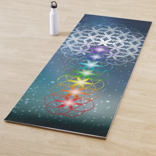 Tapis De Yoga 7 Univers Chakra (En situation)