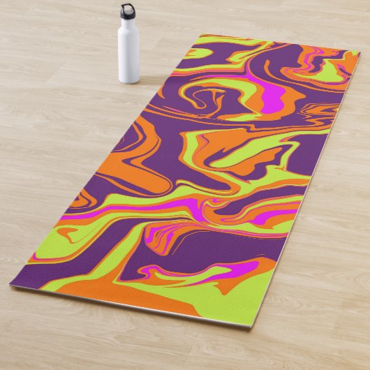Tapis De Yoga 80s Mystery Melt (En situation)