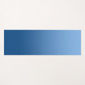 Tapis de Yoga à Dégradé Bleu (Devant (Horizontal))