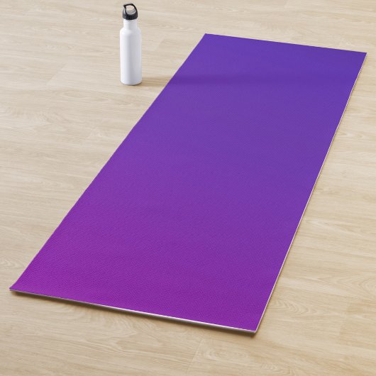 tapis de yoga à dégradé de couleur bleu