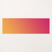 Tapis de yoga à dégradé sanguin couleur (Devant (Horizontal))