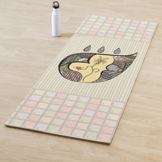 Tapis de yoga A Flower Within (En situation)