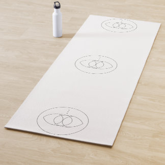 Tapis de yoga à géométrie sacrée Yoga & Wellness T