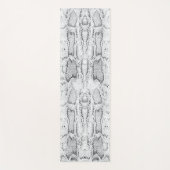 Tapis de Yoga à Impression de Peau de Serpent Pyth (Devant)