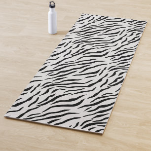 Tapis de Yoga à motif de tigre blanc sauvage moder