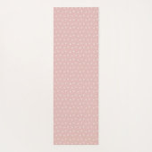 Tapis de Yoga à Motif Triangles Rose Clair (Dos)