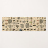 Tapis De Yoga Abeille Insecte Bug Wasp Histoire naturelle abeill (Devant (Horizontal))