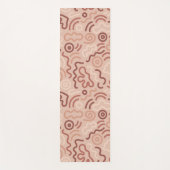 Tapis De Yoga Abstract Party Doodle Pattern (Devant)