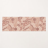 Tapis De Yoga Abstract Party Doodle Pattern (Devant (Horizontal))