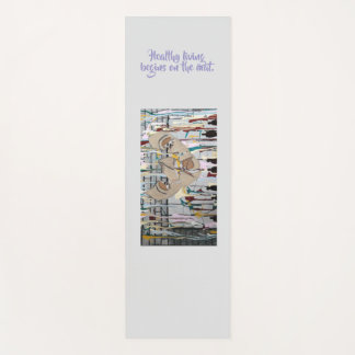 Tapis de yoga abstrait