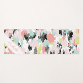 Tapis De Yoga Abstrait (Devant (Horizontal))