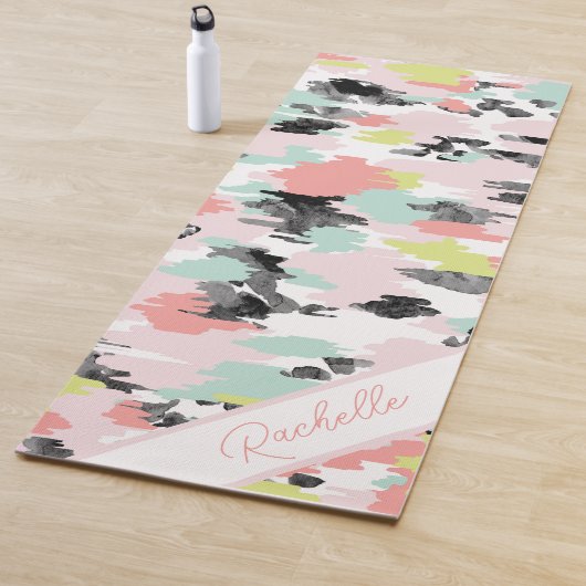 Tapis De Yoga Abstrait (En situation)