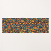 Tapis De Yoga Abstrait (Devant (Horizontal))