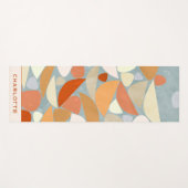 Tapis De Yoga Abstrait (Devant (Horizontal))