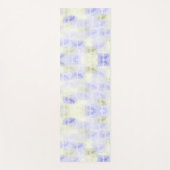 Tapis De Yoga Abstrait d'olive violette (Devant)