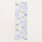 Tapis De Yoga Abstrait d'olive violette (Dos)