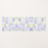 Tapis De Yoga Abstrait d'olive violette (Devant (Horizontal))