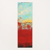 Tapis De Yoga Abstrait rouge de l'Alaska (Devant)
