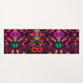 Tapis De Yoga abstrait spirituel (Devant (Horizontal))