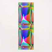 Tapis De Yoga 🌈 Abstrait Vibrant (Devant)