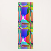 Tapis De Yoga 🌈 Abstrait Vibrant (Dos)