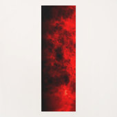Tapis De Yoga Abstraite fumée rouge (Devant)