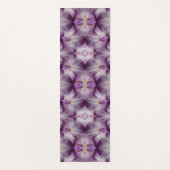 Tapis De Yoga Abstraite violette japonaise Iris (Devant)