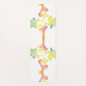 Tapis De Yoga Abstraits Pastel Funnels de yoga réversible (Devant)