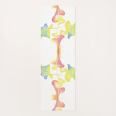 Tapis De Yoga Abstraits Pastel Funnels de yoga réversible (Dos)