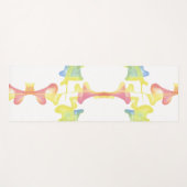 Tapis De Yoga Abstraits Pastel Funnels de yoga réversible (Devant (Horizontal))