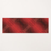 Tapis De Yoga Acceptation | Médaillons de méditation rouge (Devant (Horizontal))