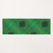 Tapis De Yoga Acceptation | Médaillons de méditation verte (Devant (Horizontal))