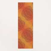 Tapis De Yoga Acceptation | Médaillons de saumons rouges orange  (Devant)