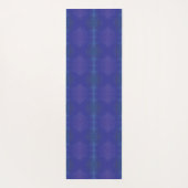 Tapis De Yoga Acceptation | Médaillons de violet violet bleu Ind (Dos)